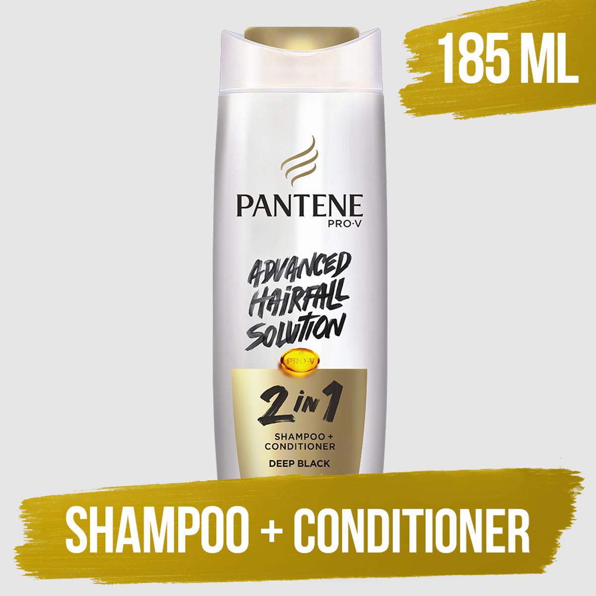 Pantene 2in1 Black Shampoo Conditioner 185ml